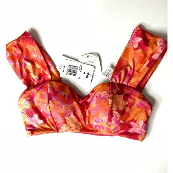 New. L*SPACE floral bikini top. Medium. Retails $114 - Picture 8 of 9